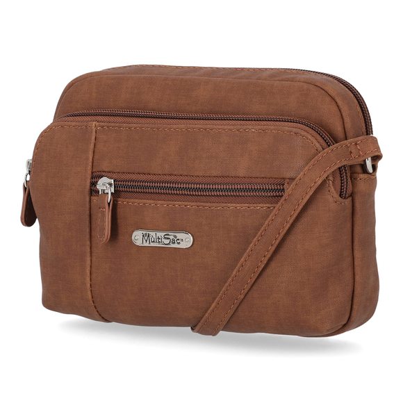 Mini Dynamic Crossbody Bag, Cognac Heirloom :O - Picture 1 of 5